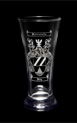 Engraved Glass FAMILY CREST